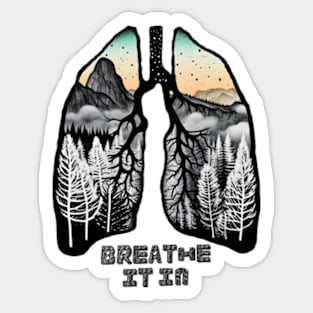 Breathe It In For Plant Lover | Plantholic Sticker